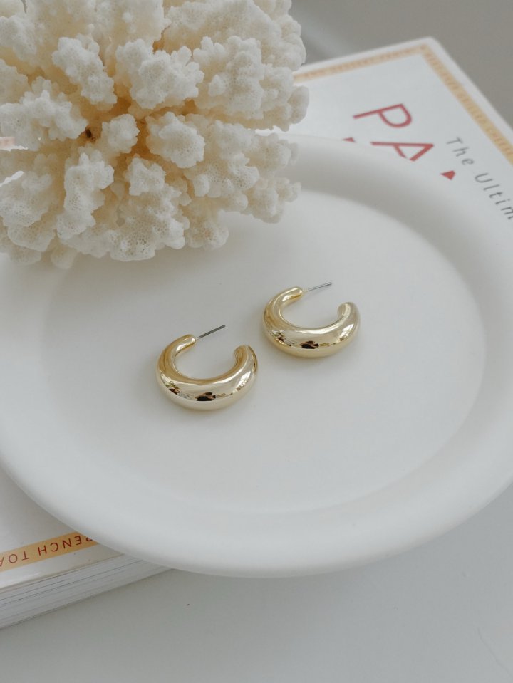 Eeiitt - Korean Women Fashion - #womensfashion - Balloon Ring Earrings - 3