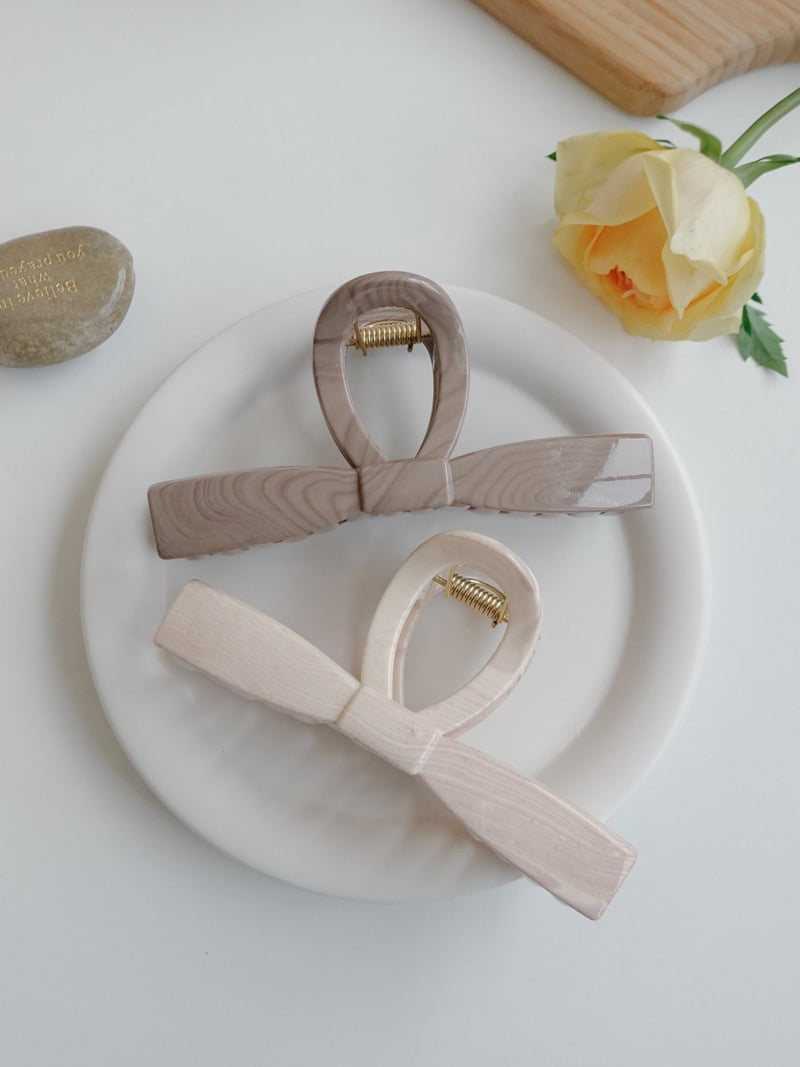 Eeiitt - Korean Women Fashion - #womensfashion - Glue Marble Clip Pin - 12