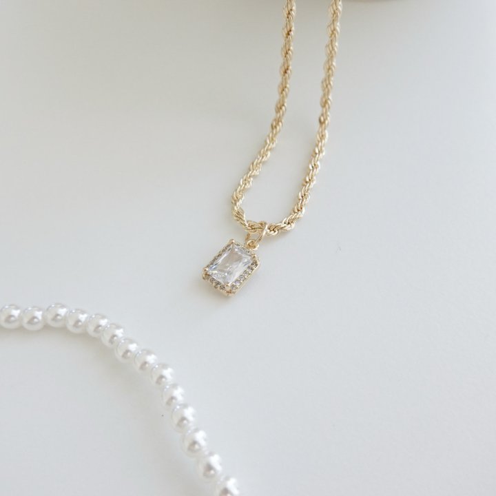 Eeiitt - Korean Women Fashion - #womensfashion - Zandar Layered Pearl Necklace - 3