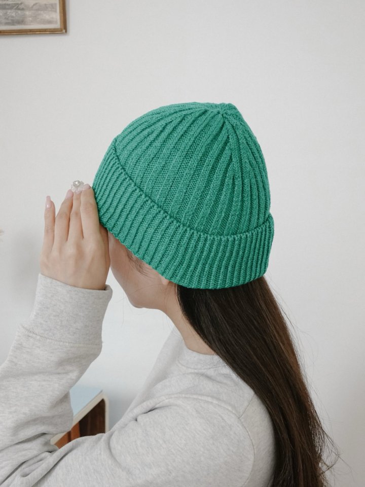 Eeiitt - Korean Women Fashion - #womensfashion - Vivid Rib Short Beanie - 2