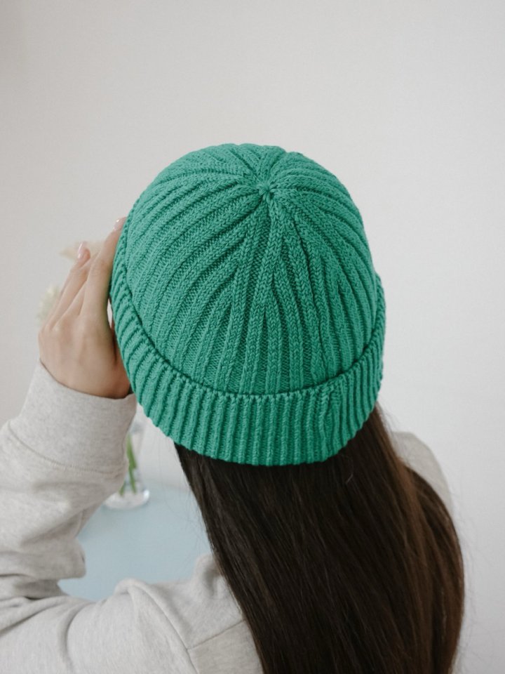 Eeiitt - Korean Women Fashion - #womensfashion - Vivid Rib Short Beanie - 6