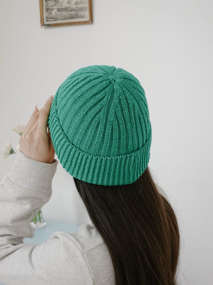Eeiitt - Korean Women Fashion - #womensfashion - Vivid Rib Short Beanie - 8