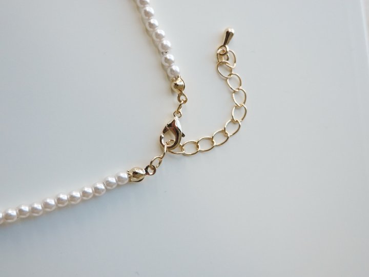Eeiitt - Korean Women Fashion - #womensfashion - Queens Cubic Pearl Necklace - 5
