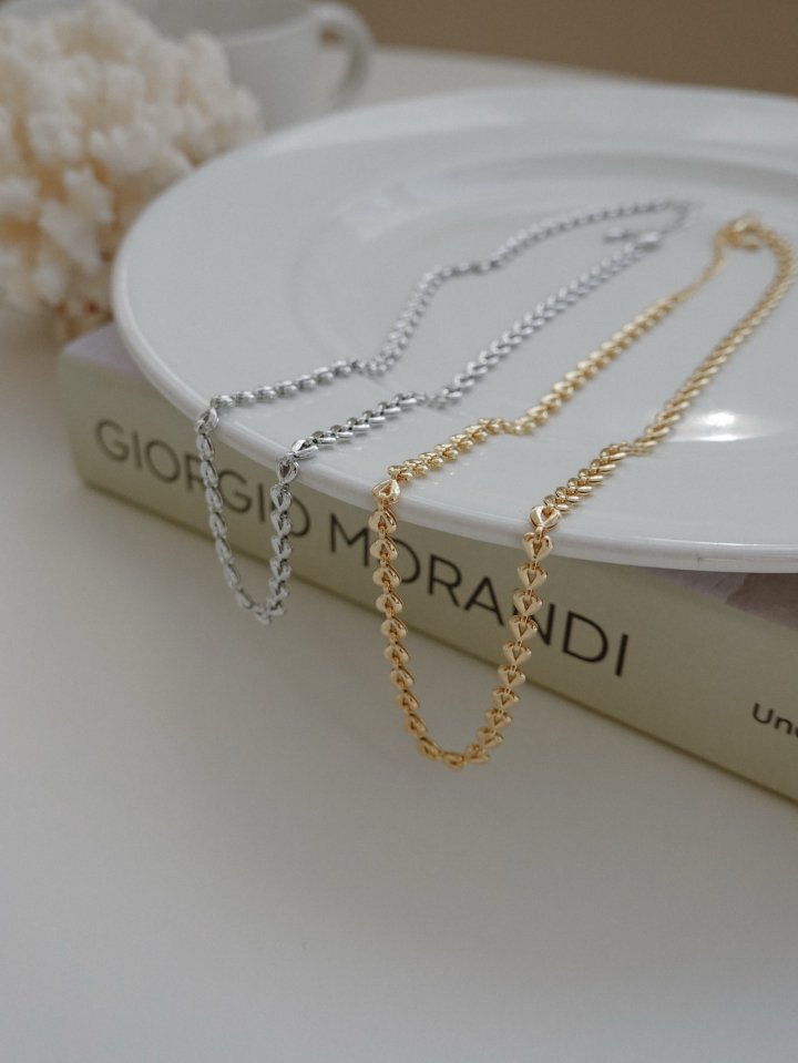 Eeiitt - Korean Women Fashion - #womensfashion - April Heart Necklace