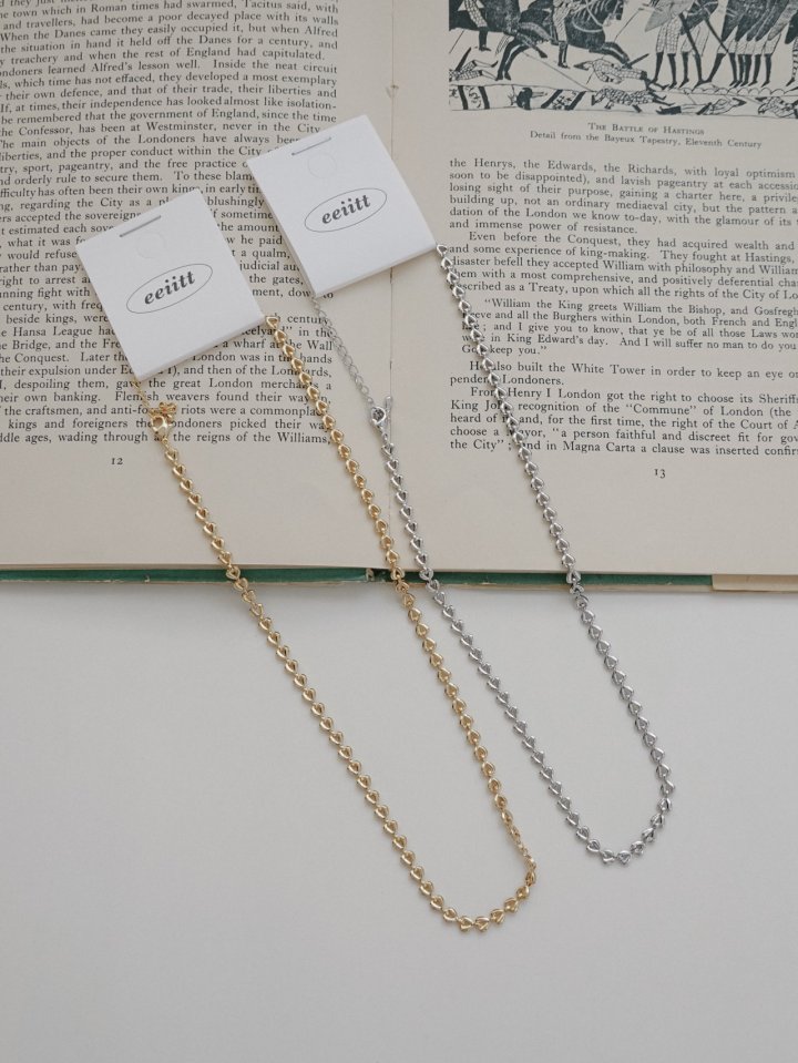 Eeiitt - Korean Women Fashion - #womensfashion - April Heart Necklace - 9