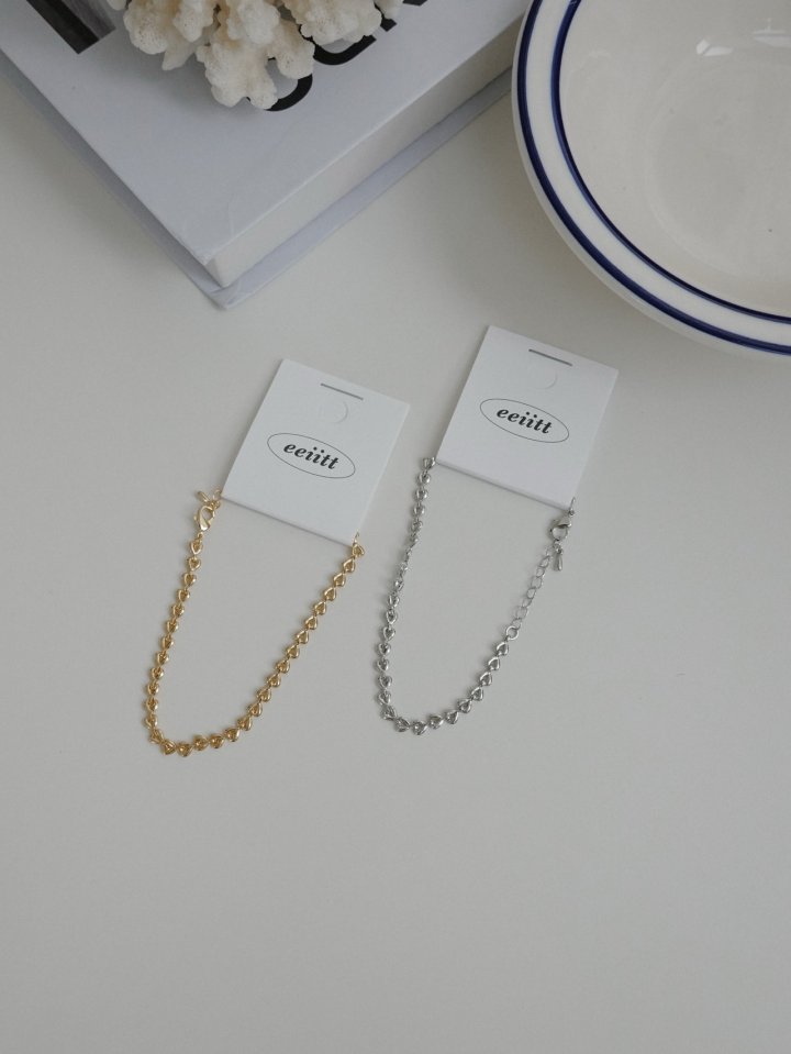 Eeiitt - Korean Women Fashion - #womensfashion - April Heart Bracelet - 8