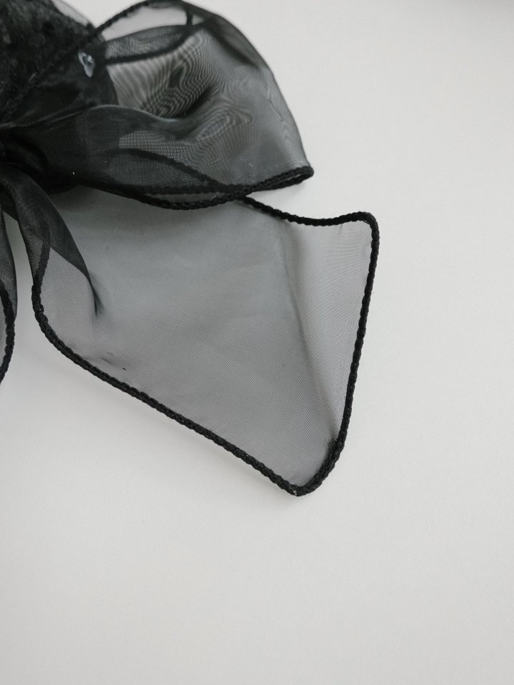 Eeiitt - Korean Women Fashion - #womensfashion - Salon Big Ribbon Hair Scrunchie - 6