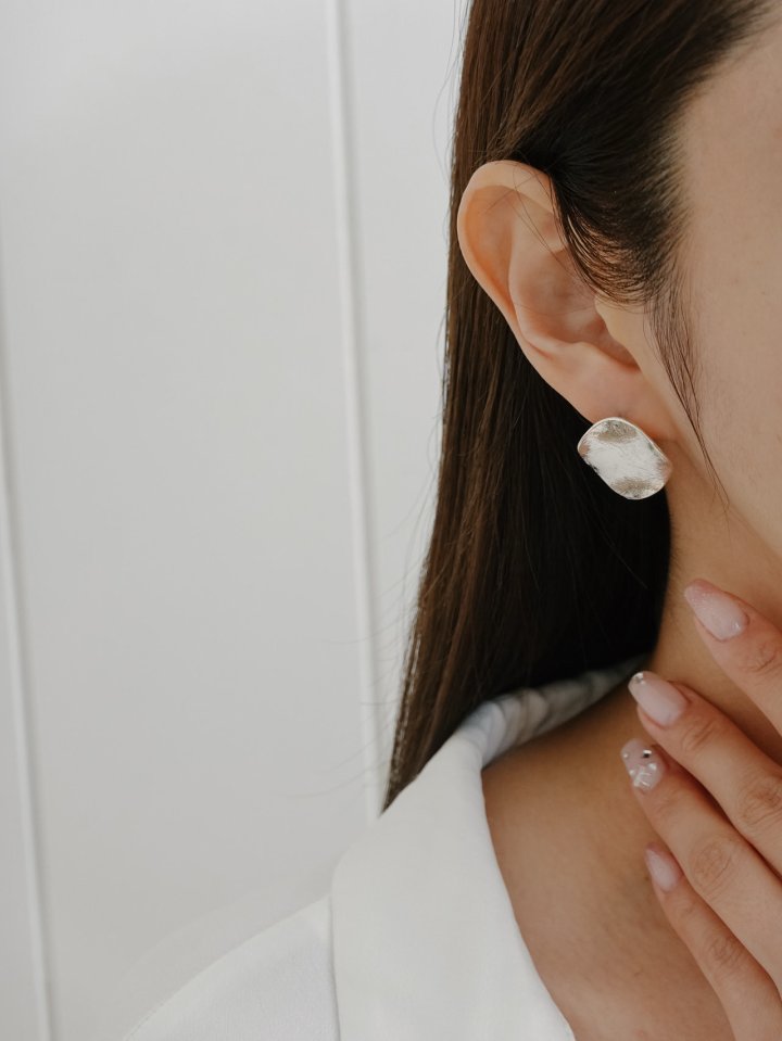 Eeiitt - Korean Women Fashion - #womensfashion - Cast Round Earring - 7