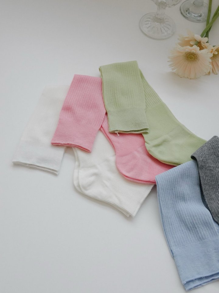 Eeiitt - Korean Women Fashion - #womensfashion - Spring Color Leg Warmer Knee Socks - 10