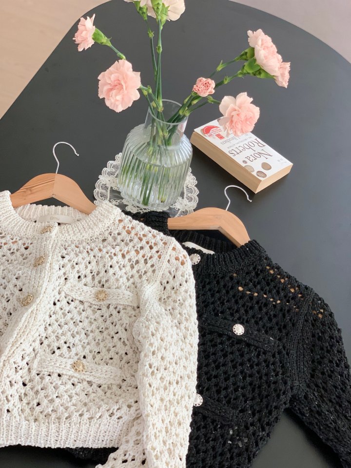 Elmu - Korean Women Fashion - #momslook - Spangle Cardigan - 8