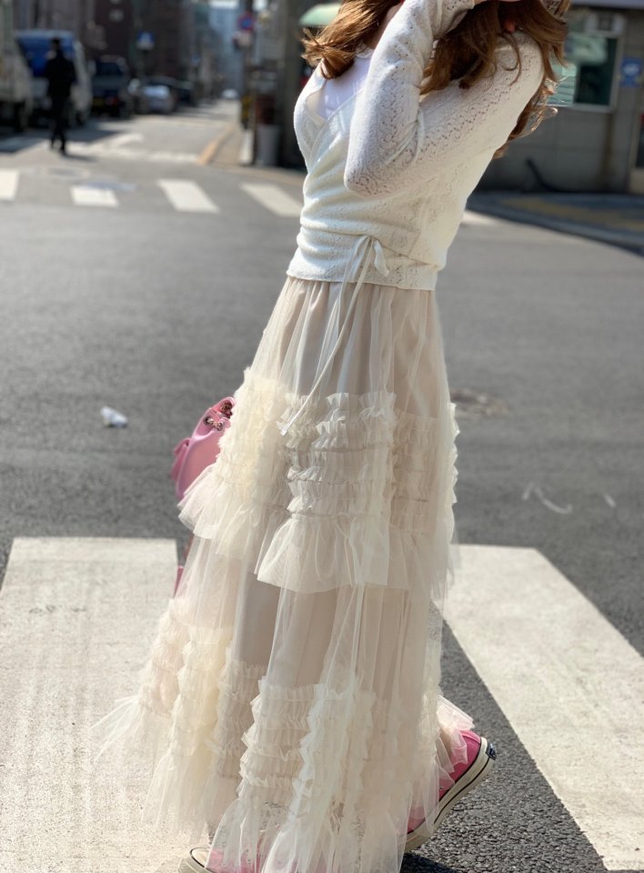 Elmu - Korean Women Fashion - #womensfashion - Elsa Cha Banding Skirt - 5