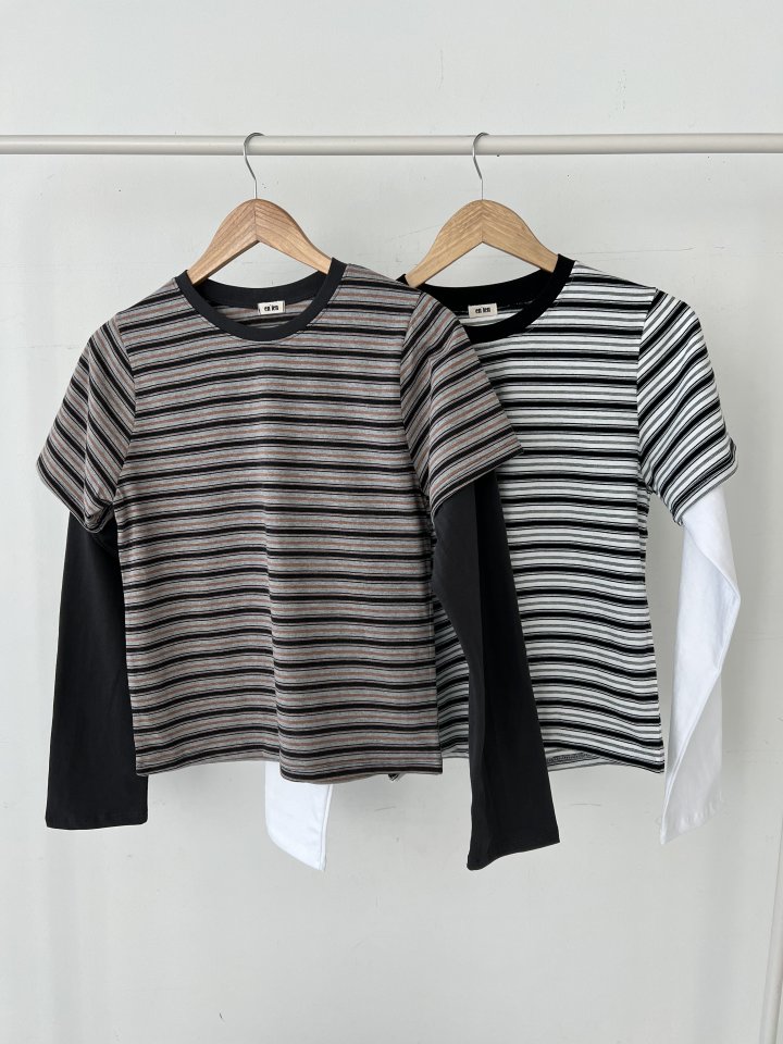 Enten - Korean Women Fashion - #momslook - Pepe Layered Tee - 6