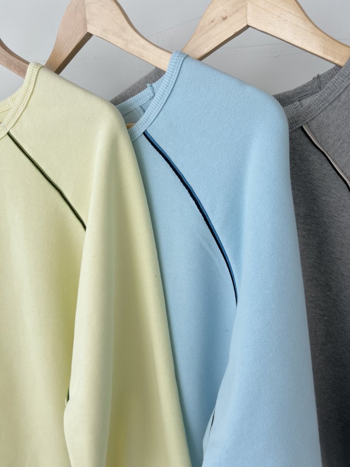 Enten - Korean Women Fashion - #momslook - Shirring Sweatshirt - 6