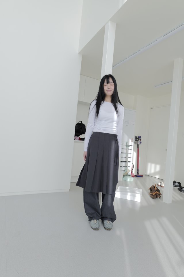 Enten - Korean Women Fashion - #momslook - Flap Skirt - 2