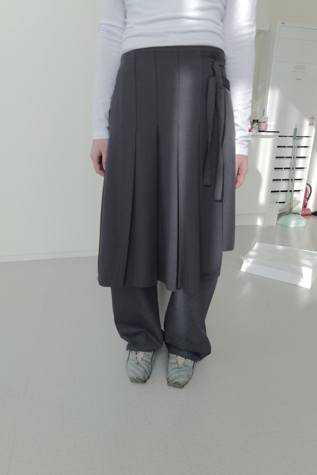 Enten - Korean Women Fashion - #momslook - Flap Skirt - 3
