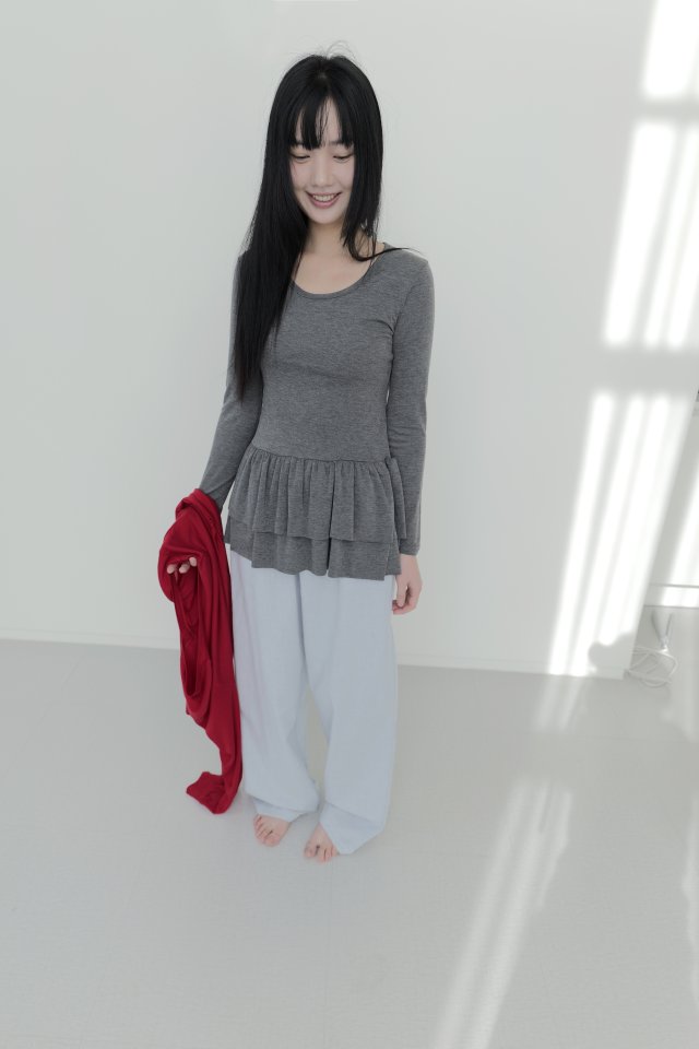 Enten - Korean Women Fashion - #momslook - Cancan Tee - 5