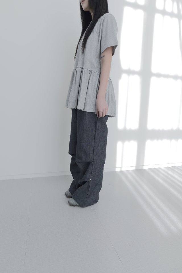 Enten - Korean Women Fashion - #womensfashion - Short Sleeve Layered One-piece - 4