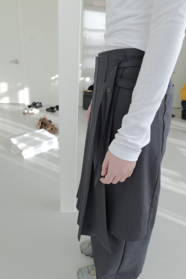Enten - Korean Women Fashion - #pursuepretty - Flap Skirt - 7
