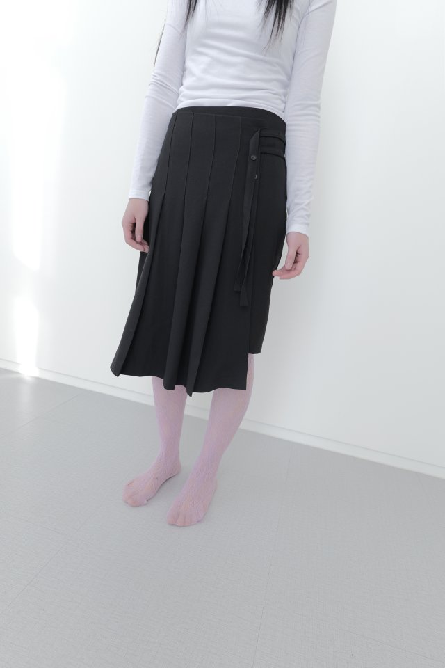 Enten - Korean Women Fashion - #romanticstyle - Flap Skirt - 9