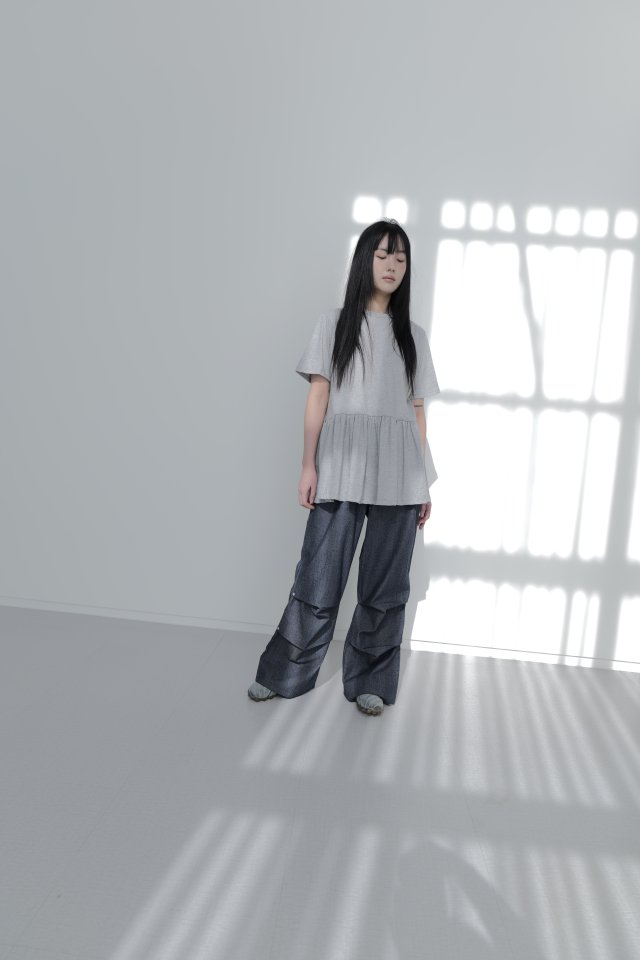 Enten - Korean Women Fashion - #thelittlethings - Short Sleeve Layered One-piece