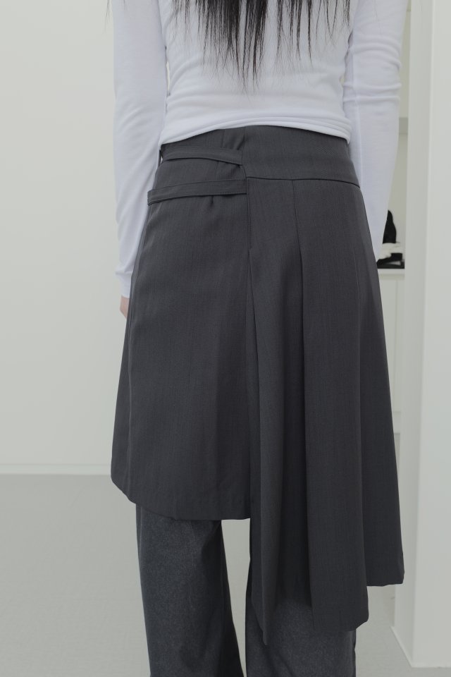Enten - Korean Women Fashion - #vintagekidsstyle - Flap Skirt - 6