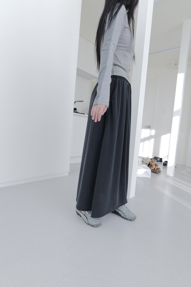 Enten - Korean Women Fashion - #vintagekidsstyle - Sand Long Skirt - 3