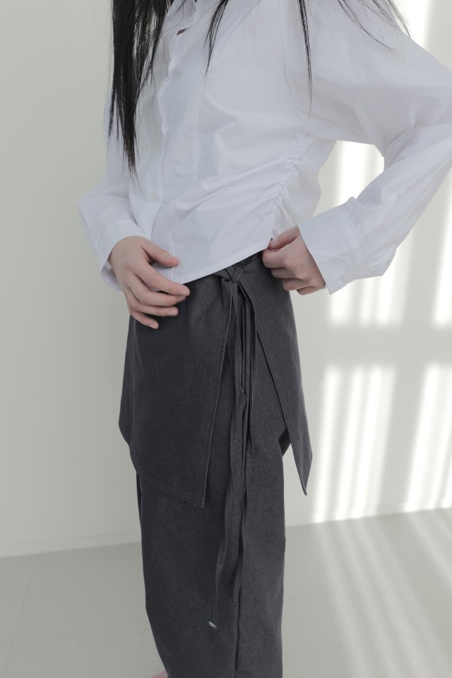 Enten - Korean Women Fashion - #womensfashion - Dove Wrap Pants - 2
