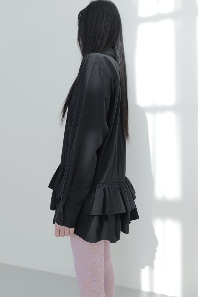 Enten - Korean Women Fashion - #womensfashion - Frill Shirt - 3