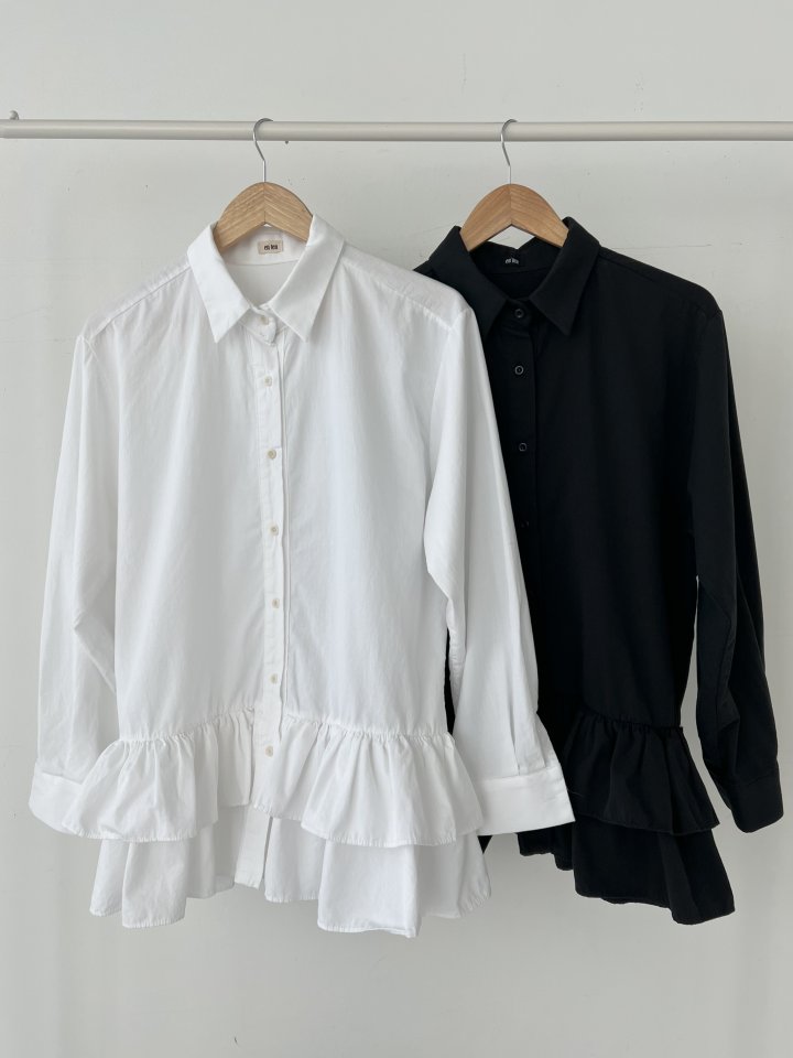Enten - Korean Women Fashion - #womensfashion - Frill Shirt - 5