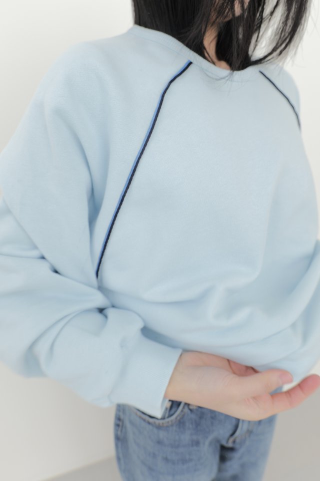 Enten - Korean Women Fashion - #womensfashion - Shirring Sweatshirt