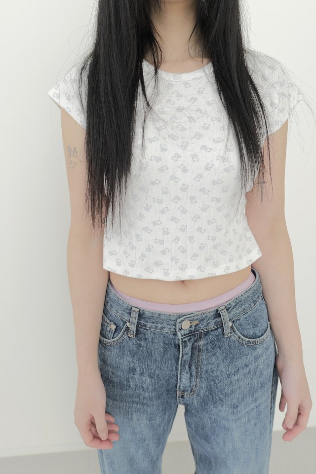 Enten - Korean Women Fashion - #womensfashion - Bear Tee
