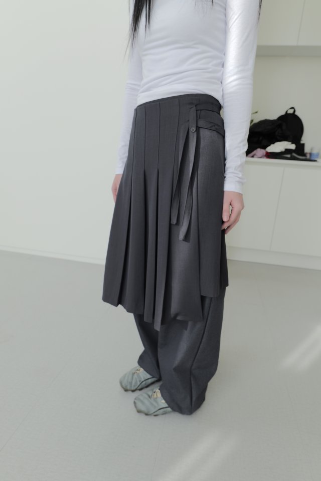 Enten - Korean Women Fashion - #momslook - Flap Skirt - 4