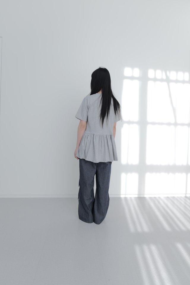 Enten - Korean Women Fashion - #womensfashion - Short Sleeve Layered One-piece - 5