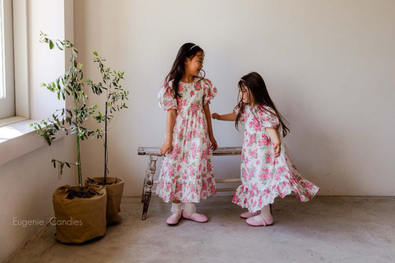 Eugenie Candies - Korean Children Fashion - #Kfashion4kids - Wild Rose One-piece - 8