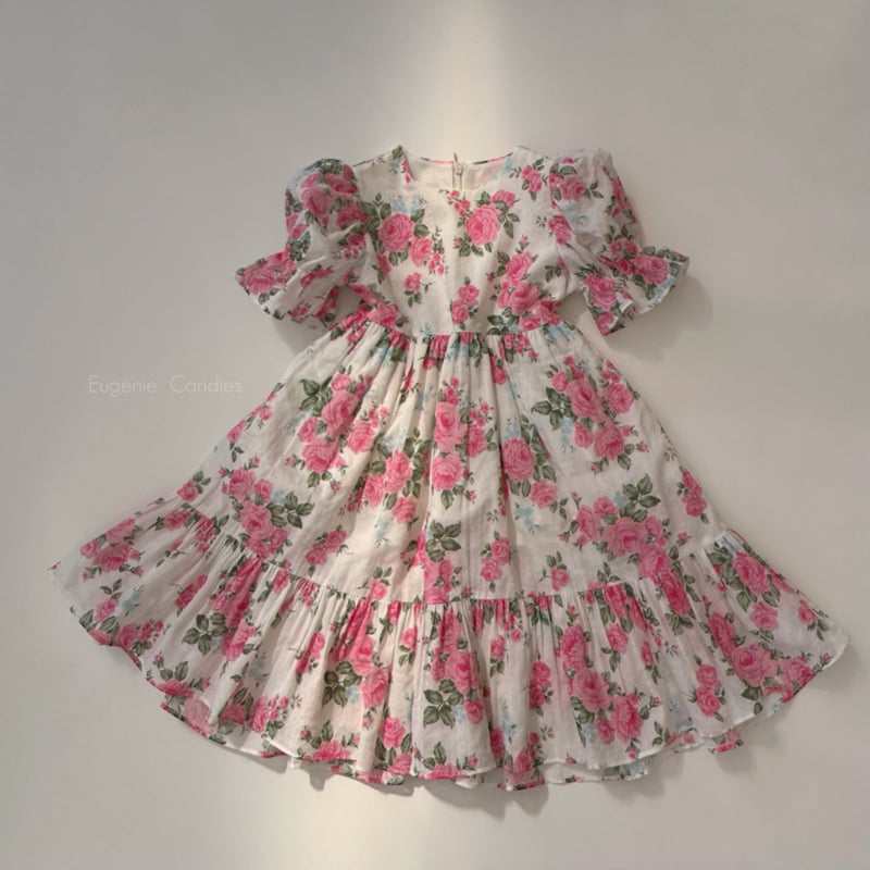 Eugenie Candies - Korean Children Fashion - #kidzfashiontrend - Wild Rose One-piece - 7