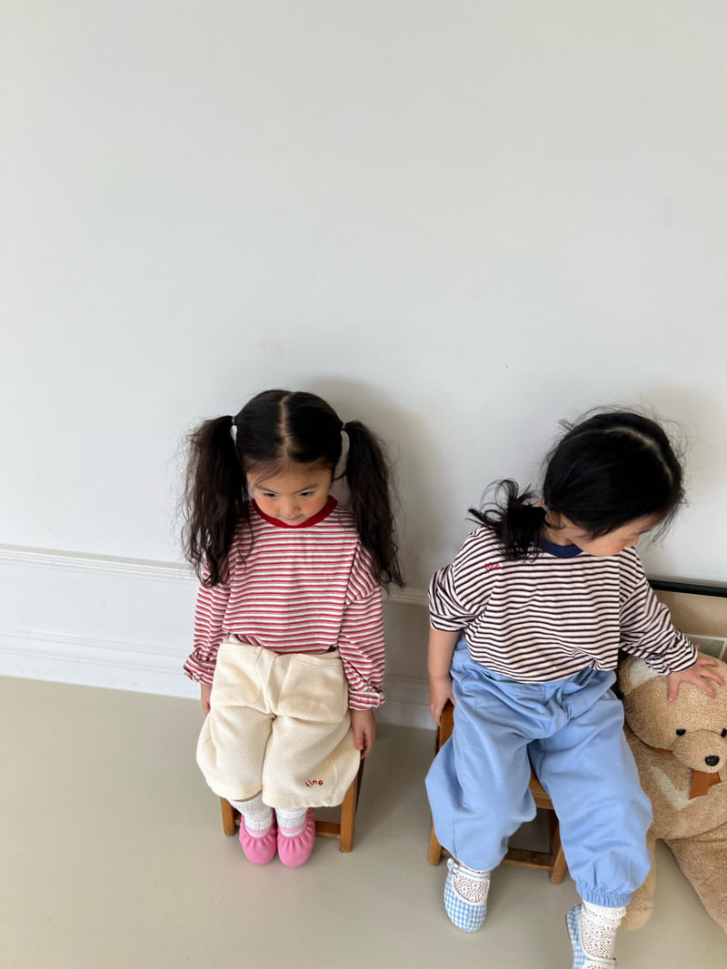 Fine-Studio - Korean Children Fashion - #minifashionista - Marine Stripe Tee - 4