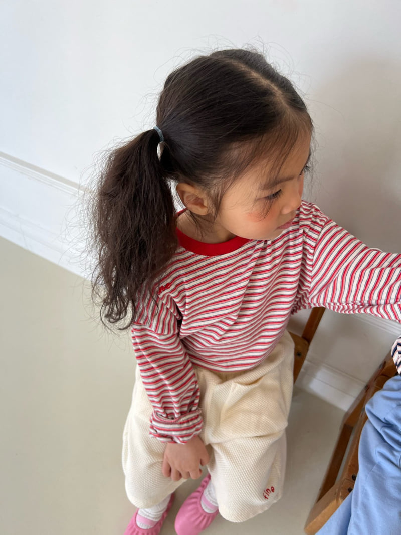 Fine-Studio - Korean Children Fashion - #stylishchildhood - Marine Stripe Tee - 7