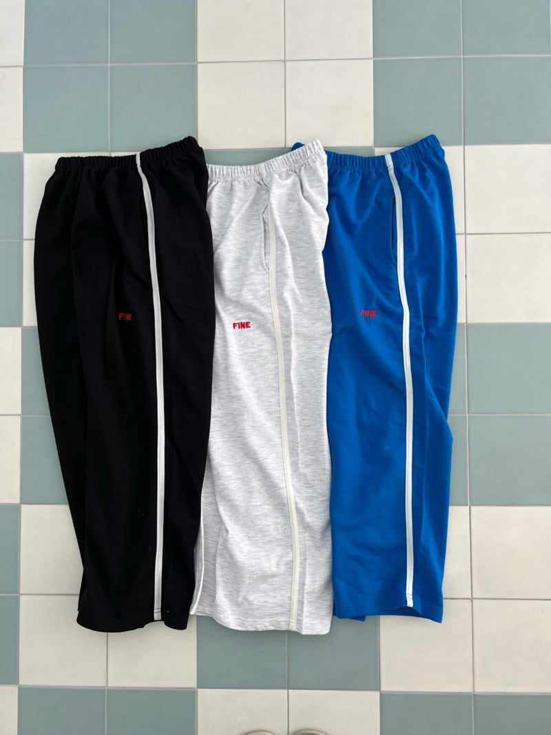 Fine-Studio - Korean Junior Fashion - #designkidswear - Tape Training Pants