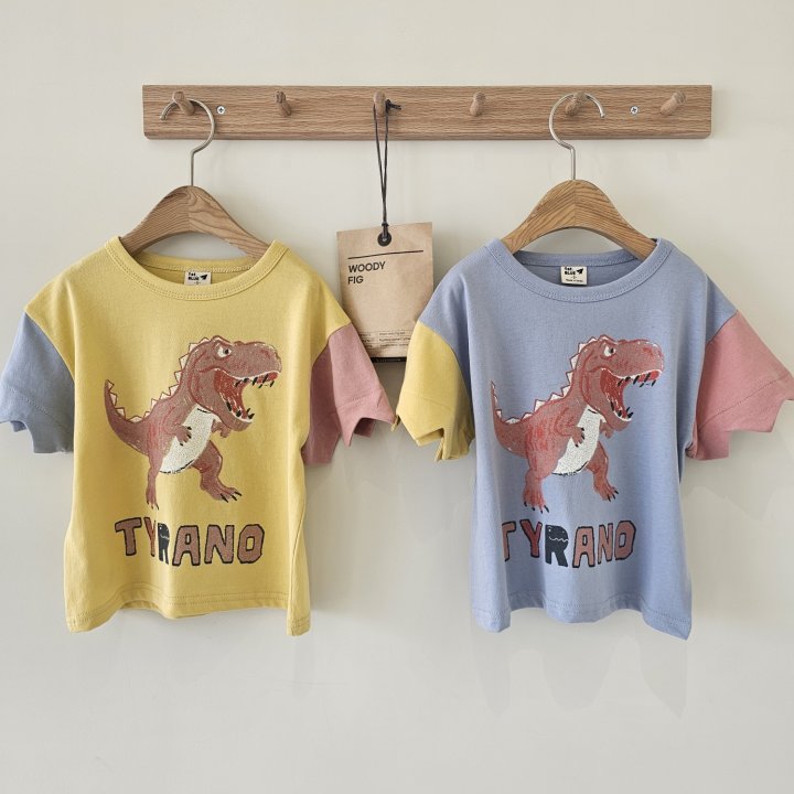 Firstblue - Korean Children Fashion - #Kfashion4kids - Tyranno Short Sleeve Tee - 9