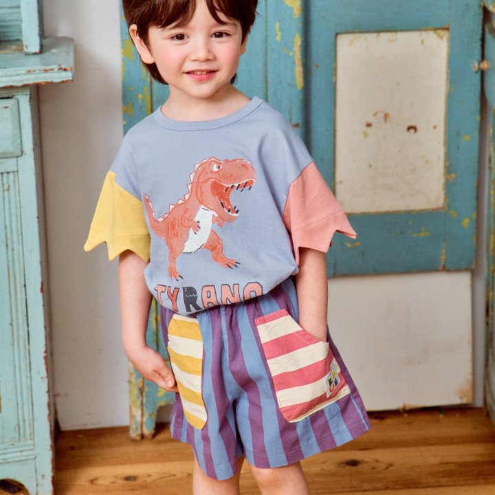 Firstblue - Korean Children Fashion - #Kfashion4kids - Stripe Pants - 9