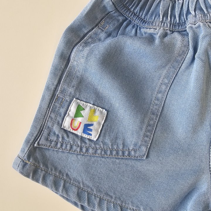 Firstblue - Korean Children Fashion - #Kfashion4kids - Denim Shorts - 7