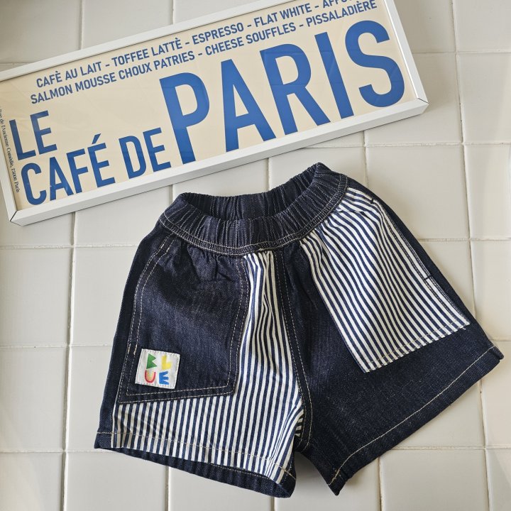Firstblue - Korean Children Fashion - #Kfashion4kids - Isher Jean Shorts - 5