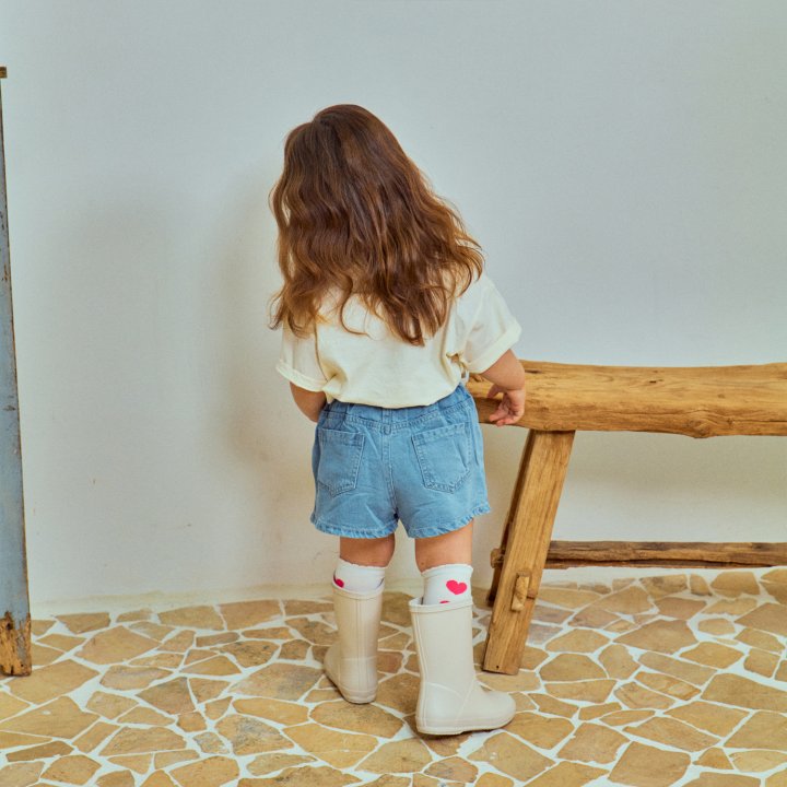 Firstblue - Korean Children Fashion - #kidzfashiontrend - Unbalanced Skirt Leggings - 4