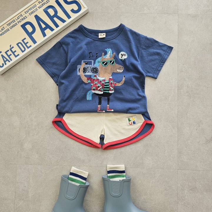 Firstblue - Korean Children Fashion - #childofig - Vacation Animal Short Sleeve Tee - 7
