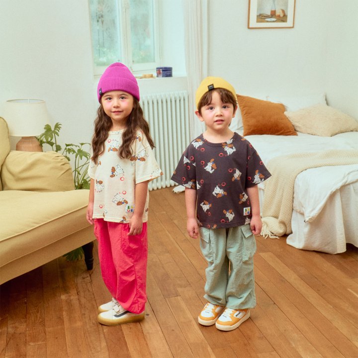 Firstblue - Korean Children Fashion - #childofig - Puppy Printed Tee - 3