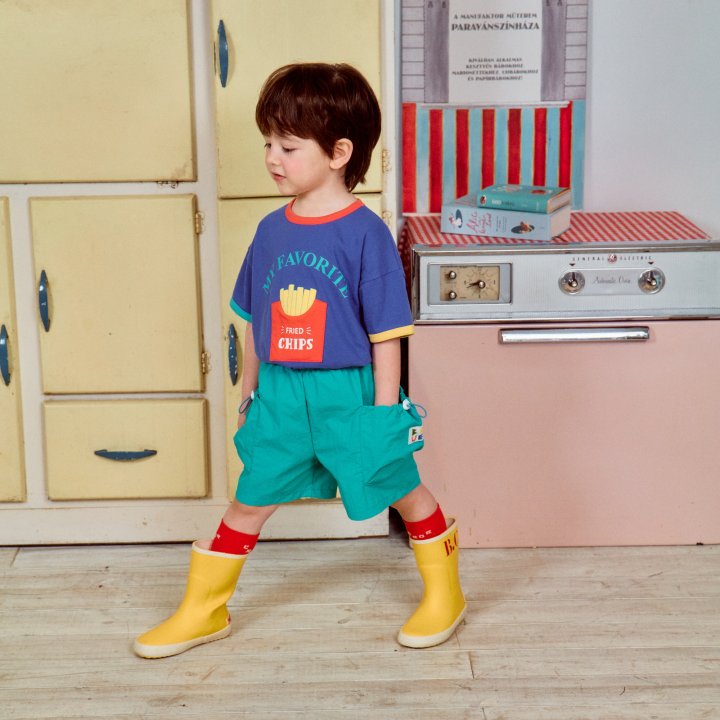 Firstblue - Korean Children Fashion - #childofig - Potato Chip Short Sleeve Tee