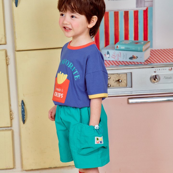 Firstblue - Korean Children Fashion - #childofig - Potato Chip Short Sleeve Tee - 2