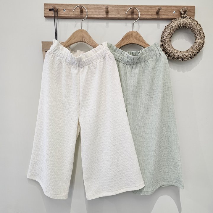 Firstblue - Korean Children Fashion - #childofig - Fluffy Capri Pants - 5
