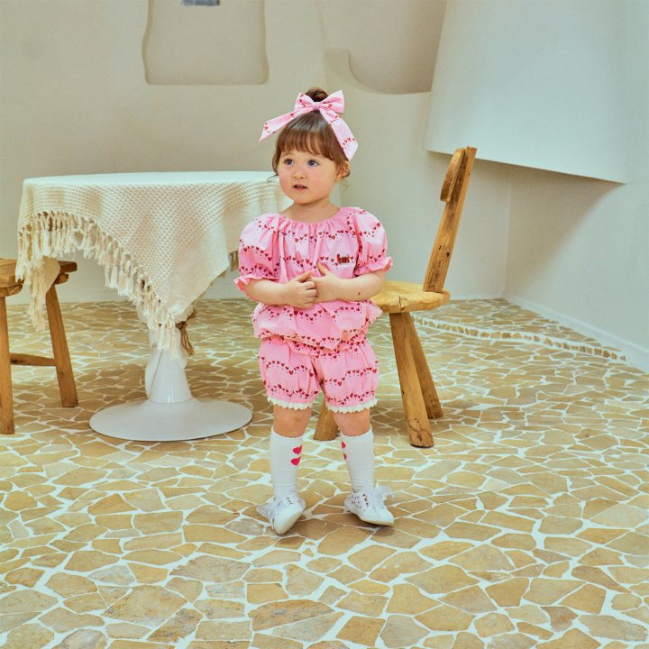 Firstblue - Korean Children Fashion - #childofig - Heart Balloon Shorts - 2