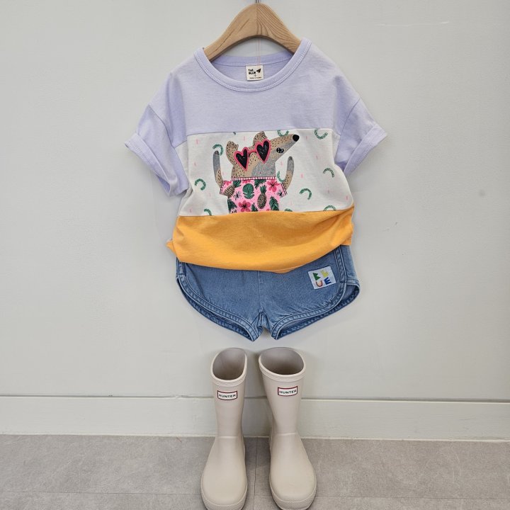 Firstblue - Korean Children Fashion - #discoveringself - Three Cut Short Sleeve Tee - 8